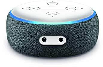 Skins4u Aufkleber Design Schutzfolie Sticker kompatibel mit Amazon Echo Dot 3.Generation Solid State White