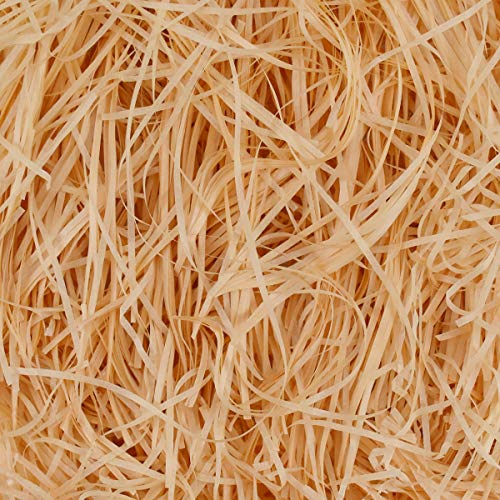 100g Raffia Shredded Paper for Hamper Basket Filling, Recycled Shred Tissue Paper for Gift Packaging, Pet Bedding, DIY Craft, Party Supplies