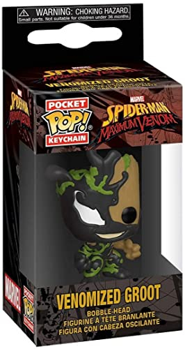 Funko Pop! Keychain: Marvel Venom - Groot - Neuartiger Schlüsselanhänger - Vinyl-Minifigur Zum Sammeln - Strumpffüller - Geschenkidee - Offizielle Handelswaren - Comic Books Fans - Minifigur