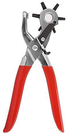 Stanzzange, 2-4,5 mm Kohlenstoffstahl-Mehrlochgürtel-Stanzzange für Lederpapier Kunststoff