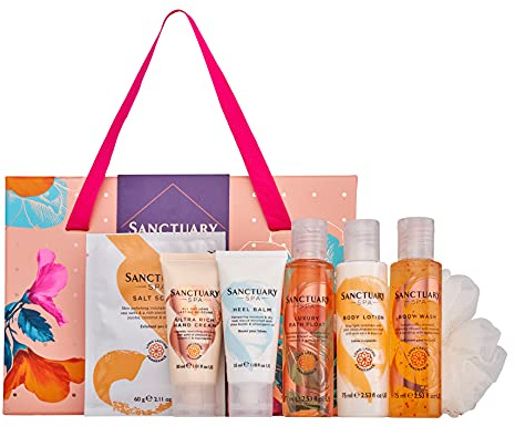 Sanctuary Spa Perfect Pamper Parcel Gift Set for Women, For Birthday, Christmas, Vegan and Cruelty Free