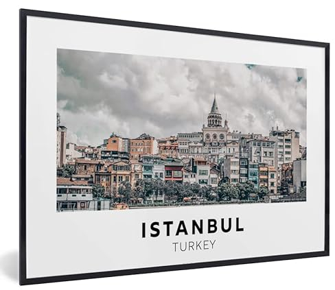 MuchoWow Poster Bilder Wanddeko Deko Wohnzimmer 90x60 cm Istanbul - Türkei - Architektur