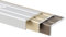 Winkelprofil 24,5 x 10 mm - Abschluss für Treppenstufen & Absätze - Vorgebohrt oder Vorgebohrt - Bodenleiste aus Aluminium (Silber, Vorgebohrt)