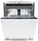Candy Rapidò CI 6B4S1PSA, Lavavajillas Integrable 60 CM, 16 Servicios, Digital, Wi-Fi, 10 Programas, Power Wash, Tercera Bandeja, 44DB, Altura Cesto Superior Ajustable, Inicio Diferido