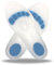 OK PED Plantare in silicone con scarichi a densità differenziata Art.132 ORIONE Taglia L 41-42