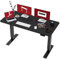 SANODESK 140 * 60 Electric Standing Desk Height Adjustable Desk Sit Stand Table with 4 Memory Smart Pannel with Splice Board for Home Office