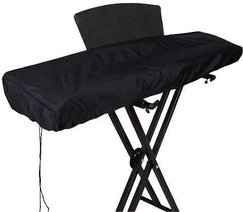 HJYDGJ Klavier Abdeckung Klavier Tastatur Klavier Abdeckung Staubschutz Abdeckung Für Klavier Tastatur 88 Tasten Klavier Abdeckung 88 Tasten - Schwarz