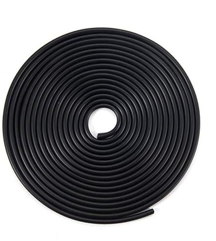 5M Black Auto Car Door Boot Edge Protector Strip Trim U Shape Guard Seal Rubber