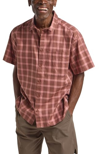 Jack Wolfskin Herren Planalto Shirt Hemd, Check Dark Rust, XXL EU