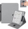 Vakarey für Kobo Libra 2/Libra Colour Hülle mit Handschlaufe,Schlafhülle für Tolino Vision 6/Tolino Vision Color Hülle mit Stifthalter,Grau