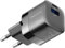 deleyCON Ladegerät USB A und C (2 Port - Kompaktes 30W Schnellladegerät) GaN USB Netzteil für iPhone 17/16/15/14/13/12/11 iPad Galaxy S25/S24/S23 Pixel Handy PD 3.0 Charger - Schwarz