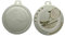 eberin · Tennis Medaille - Rückseite personalisierbar - inkl. Band · perfekte Auszeichnung für jeden Tennissportler · ideal für Tennisturnier, Tenniscamp · (MIT Gravur)