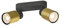 SLV PURI 2.0 Tube, Wand- und Deckenaufbauleuchte, long, 2 x max. 6 W GU10, schwarz/gold