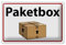 Femer Blechschild Spruch 30x40 cm Paketbox Schild