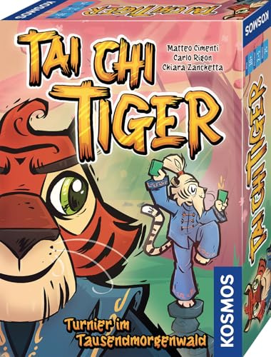 Kosmos 685102 Tai Chi Tiger, Kartenspiel für 2-5 Personen ab 10 Jahre, Spürt das Chi, zückt die Karten