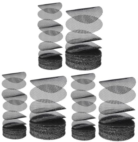 POPETPOP 3 Juegos Espaciador De Maceta Jardinera A Través Rejilla De Maceta Macetas De Jardín Grandes Al Aire Cojín Maceta Drenaje del Jardín Base De Maceta Black 200 Uds * 3