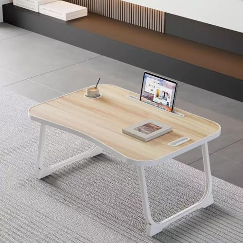DECODEKO Mesa Plegable Compacta, Playa y Camping, Ideal para Portátil, Ordenador y Libros, Mesa Cama, Soporte Movil Mesa, Laptop Stand, Atril para Libros