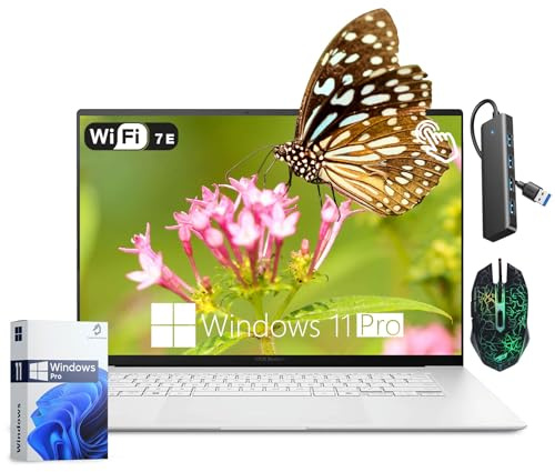 ASUS Zenbook S 16 Touchscreen Laptop 16 OLED Business Laptops AMD Ryzen AI 9 365 24GB DDR5 2TB SSD WiFi 7 Backlit KB Windows 11 Pro Laptop Computer Copilot AI