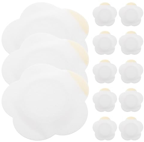 Ciieeo Parches Transpirables para Ombligo 50 Unidades, Adhesivos de Tela No Tejida 8x8 Cm Agujero Interior 3,5 Cm, Cubiertas Seguras para Recién Nacidos, Alivio Localizado y Uso