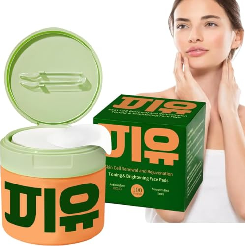 Jiyu Original Renewal & Rejuvenation Toner Pads,Toner Pad Centella Hautpflege Korean Skincare Anti-Aging, Aufhellende, Wrinkle Minimizing (1 Stück)