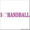 cartattoo4you® AL-00682 | I Love (als Herz) Handball | Autoaufkleber Aufkleber Sport Sticker Farbe Hellviolett, glänzend 20 x 3 cm Waschstrassenfest Motiv Copyright by dh-Folien