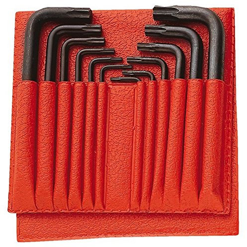 Facom 83SH.JPAA Jeu de 9 clés mâles coudées 6 pans en étui portatif - 1,5 mm à 8 mm