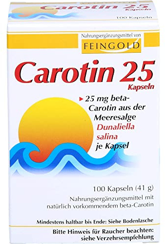 Carotin 25 Feingold, 100 St