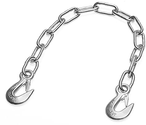 Gliederkette mit 2 Karabinerhaken Abrutschsicherung fuer Muldenkipper