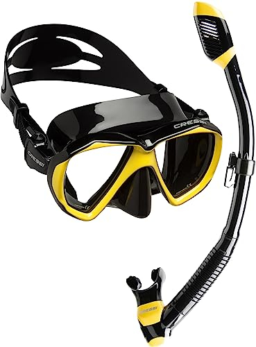 Cressi Set Ranger & Dry Black/Yellow