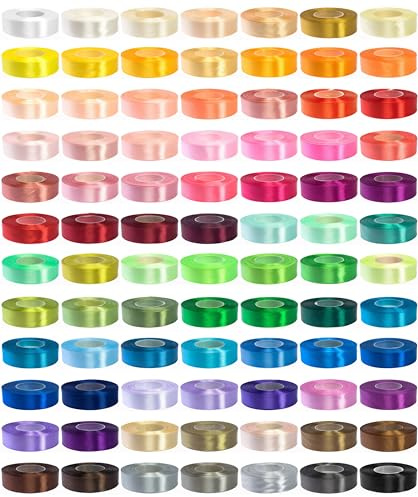 e-kurzwaren Satinband 25mm/32m 8027 Orange Schleifenband Dekoband Hochzeit Geschenkband Karten
