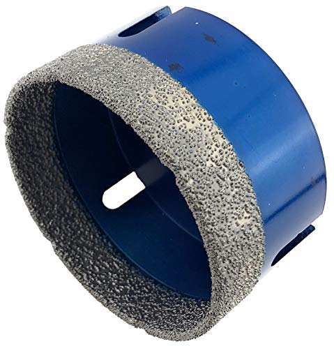 PRODIAMANT Foret à carrelage diamanté 78 mm x M14 Carrelage, grès cérame, céramique pour meuleuse d'angle Qualité Premium