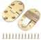 ownmy 2 90 Grad massivem Messing Bulter Tablett Scharnier, Drop Rezeption Schublade Hintern Scharnier für Tisch Nähmaschine ， Türen und Klapptisch 2–1/5,1 cm x1–1/2