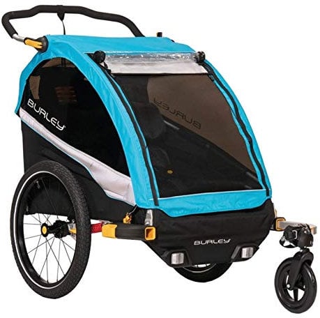 Burley Jungen D'Lite X Aqua Kinderanhänger, blau, Einheitsgröße
