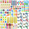 Coradoma Mitgebsel Kindergeburtstag Gastgeschenke Set 140 Teile für Kinder Mitbringsel Kindergeburtstag Junge und Mädchen Giveaway Toys Spielzeug Party Pinata Beutel Kinderparty