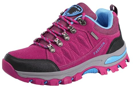 Mujeres Zapatos Trekking Senderismo, Botas para Caminar Al Aire Libre para Todas Las Estaciones, Sneakers Deportivos Bajos, Escalada, Viaje, Campamento De Pesca