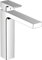 hansgrohe Vernis Shape - Waschtischarmatur mit Zugstangen-Ablauf, isolierte Wasserführung, Wasserhahn Bad mit Auslauf Höhe 190 mm, Mischbatterie Waschbecken wassersparend (EcoSmart), Chrom, 71562000