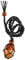 Ginooars Handmade Necklace Cord Empty Stone Holder, Necklace Cord for Crystal, Quartz Raw Stone Necklace Cord, Pendant Holder Adjustable Necklace Cage Cord (Larger,Black)