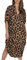 Bsubseach Leopard Kaftan Kleider für Frauen Plus Größe Badeanzug Cover Ups Casual Kaftan Kleid
