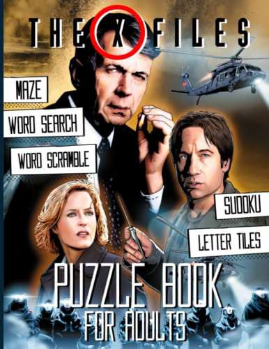 The Puzzle Book: Nice Books With Easy X-files Sudoku Creativity Word Scramble Activities Adults