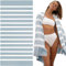SummerSand Mikrofaser Strandtuch XL 200x100 cm - Sandfrei, Kompakt und Schnelltrocknend - Ideal als Strandhandtuch, Badehandtuch, Reisehandtuch und Saunatuch - Microfaser Badetuch Groß – Cloudy Blue
