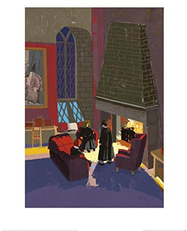 Harry Potter Druck The Common Room, 80 x 60 cm, mehrfarbig