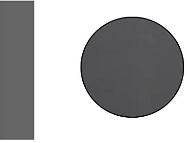 BRONZE Schiebegardine/Schiebevorhang / 60x245cm / Raumtrenner/Blickdicht (Dunkelgrau)
