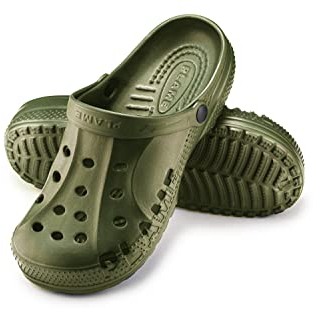 ESTRO Gartenclogs Herren Gartenschuhe Damen - Gartenclogs Damen Unisex Leicht Gummischuhe Sommer Garten Clogs Herren A78 (44, Grün)