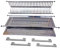 ESPOMASISHOP Scolapiatti In ACCIAIO INOX Da Incasso Con Vaschetta Raccogligocce MADE IN ITALY COMPLETO DI KIT STAFFE PER IL MONTAGGIO (SCOLAPIATTI + KIT 86 cm Montaggio 83 A 90 CM)