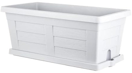 bama Legno 31172 Jardinière et Soucoupe pour Balcon 60 cm