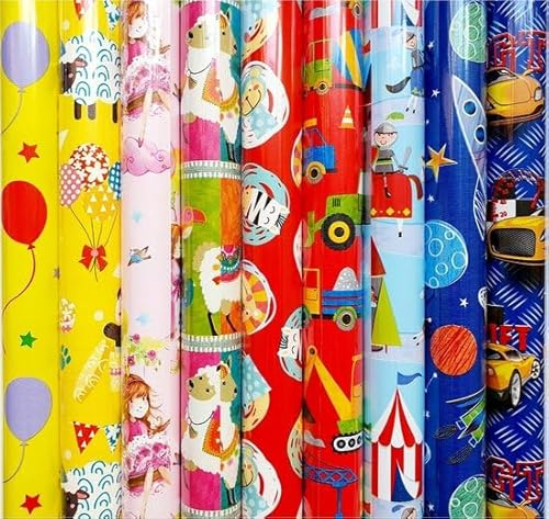 Geschenkpapier Kinder Motiv