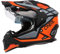 O'NEAL | Motorradhelm | Enduro Motorrad | Ventilationsöffnungen für maximalen Luftstrom & Kühlung, integrierte Sonnenblende | Sierra Helmet R V.24 | Erwachsene | Schwarz Orange Grau | Größe XXL