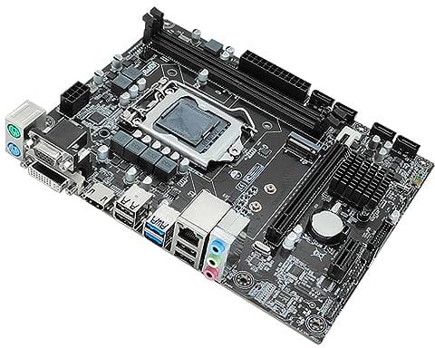 LYEAA H310 Desktops Motherboard 32GB LGA1151 PC Mainboard VGA/HDMI-compatible/DVI Ports Micro-ATX DDR4 Motherboard 100M Network