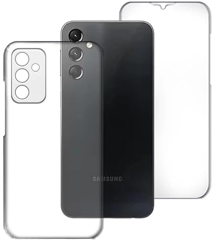 Max Power Digital Funda 360º para móvil Samsung Galaxy S23 FE Silicona Transparente - Carcasa Resistente Full Body Delantera y Trasera Doble Cara Completa Entera (Samsung Galaxy S23 FE)