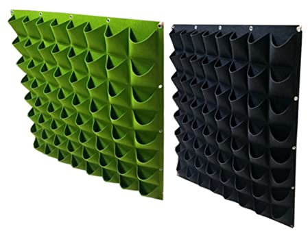 SUPVOX 1pc Wall Hanging Vertical Felt Planter for Outdoor Garden and Plant Container for Spaces and Indoor Gardening